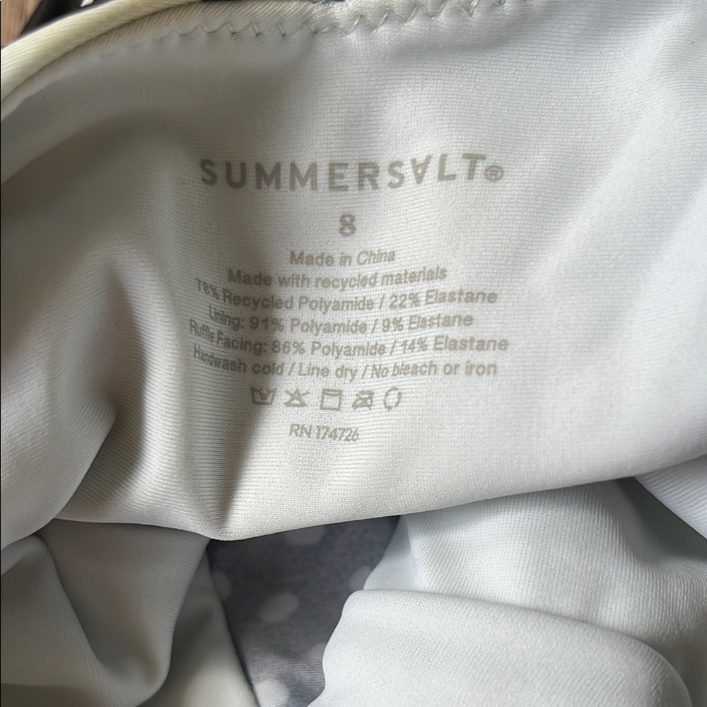 Summersalt Ruffle Oasis one piece swimsuit - Picture 3 of 4